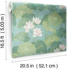 Wall Paper - Blue/Green - View 7