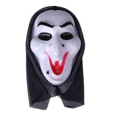 5 piezas Máscara de mascarada clásica, accesorios de broma de cara completa de color blanco puro, personaje de Halloween, props de fotografía de Set de roles, suministros divertidos para fiesta LARP, accesorio de actuación en el escenario, máscara, utilería, mascarilla divertida, disfraz, fantasma, masca aterradora