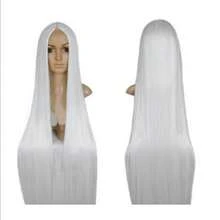 Natural Soft Straight Long Role Play Wig Photo Shoot Dressing Atmosphere Straight Hair - 白色 - 查看 4