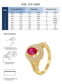 Charm-In 18 Karat vergoldeter Messing luxuriöser, vielseitig einsetzbarer Damenring mit Multi-Zirkonia, Valentinstags-Geschenk