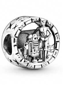 Disney Disney 100th Anniversary Enchanted Carriage Lab-Grown Rhinestone Charm Fits Bracelet Women 925 Silver Jewelry