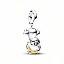 Disney Disney 100th Anniversary Enchanted Carriage Lab-Grown Rhinestone Charm Fits Bracelet Women 925 Silver Jewelry