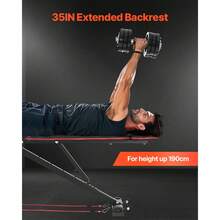 Weight Bench, 800lbs Adjustable Weight Bench Press For Full Body Workout, Exercise Sit Up Bench For Home Gym Strength Training, Flat Bench With With Leg Extension, Preacher Pad, Fast Adjustment - 800lbs - View 3