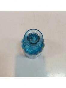 DECORATIVE VASE HOME ORNAMENT HOME&CO BOTTLE GLASS 10x5x5cm BLUE - 藍色 - 查看 4