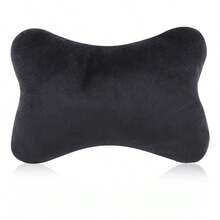1 pieza/2 piezas Almohada de cuello para reposacabezas de coche, almohada de soporte de cuello para asiento de vehículo, accesorio de cojín de felpa para reposacabezas, adecuado para todas las estaciones, almohada de coche - Multicolor - Ver 16