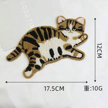 Posavasos, posavasos tejidos con diseño minimalista de gato, posavasos resistentes al calor y con aislamiento grueso para la mesa de la cocina, set de posavasos de gato lindo para decoración del hogar y protección de superficies, aptos para todo tipo de tazas