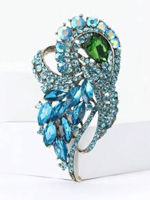 1 Stück Kristallglas Blumen Brosche für Frauen, Strass Broschen, für Tasche, Pullover, Mantel, Hut, Schuhe, Kleid, Anzug