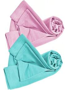 Women's Under Scrub Tee Crew Neck Long Sleeve-Shirt - Z-2pk-pnk/Aqq - 查看 5