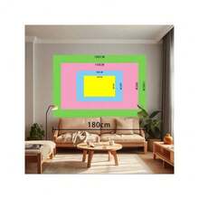 Plim Backdrop Kids Birthday Party Photography Cartoon Photo Background Rainbow Vinyl Table Banner Decoration Baby Room Tapestry - 白色 - 查看 2