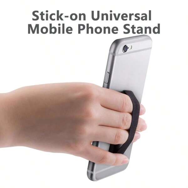 Elastic Phone Holder, One-Hand Phone Operation Anti-Fall Card Case, Phone Back Sticker Compatible With IPhone, Android Phone, Gift For Birthday, Family, Friends Push-Pull Phone Grip, Phone Accessories