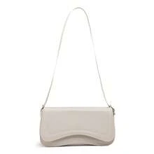 Women's Baguette Shoulder Bag - Beige - View 10