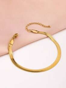 1 pieza Set de pulsera de acero inoxidable, adecuado para amigos y noches de cita