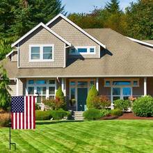 New  Garden Flag Stand  American Flag Garden Flag Metal Yard Flag Holder Pole Stake All Flag Stands For Garden Flags 12 X 18  Clips And Stopper - 花園旗架 - 查看 2
