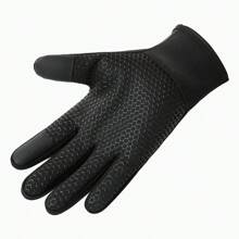 1 Paio di guanti ciclismo invernali, guanti da sci per esterni, imbottitura in pile caldi e spessi, compatibili con touchscreen, antifreddo per uso casual quotidiano, unisex