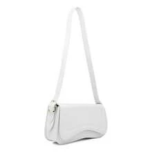 Women's Baguette Shoulder Bag - 白色 - 查看 8
