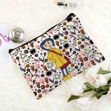 Fantasy Horror Cartoon-Inspired Women's Canva Makeup Bag With Zipper - Perfect Travel Companion And Gift For Women, Sisters, Teen Girls, Nieces, And Best Friends, Ideal For Cosmetics And Accessory Storage Travel Essentials Vacation Summer Holiday Back To School School Stuff Bag For School Travel Bag For Women Makeup Bag For Travel Make Up Bag - Multicolor - View 6