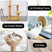 Corda di sisal da 4MM/6MM/8MM 10M per griffatori per gatti, albero per graffiare, giocattolo fai-da-te per animali domestici, protezione per mobili contro le unghie dei gatti