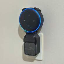 Suporte De Tomada Para Alexa Echo Dot 3 - Preto - Visão 3