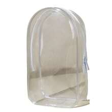 1pc Minimalist Fashionable Transparent Dust-Proof Storage Hanging Bag, Portable Outdoor Dust-Proof Organizer - Multicolor - View 4