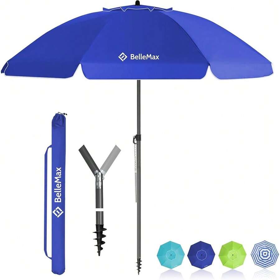 Outdoor Parasol, Stand And Base