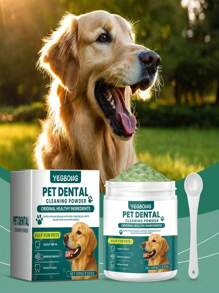 Pasta dental de limpieza para mascotas, blanqueamiento dental, artículo de cepillo de dientes, conjunto de cepillo de dientes y pasta dental para el cuidado bucal de gatos y perros, suministros de limpieza para mascotas pequeñas (nuevo y antiguo aleatorizado)