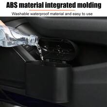 1 Stück Auto Müllbeutel Organizer, Mini auslaufsicher mit Deckel zum Drücken Ein/Aus Müllbeutel mit Klapptop, Auto Mülleimer, Auto Aufbewahrungsbox, Mini Auto Mülleimer, Auto Aufbewahrungsbox, multifunktionaler Mülleimer, essenzielles Auto Zubehör für Auto Büro Küche Schlafzimmer Geschenk für Damen Aufbewahrungs-Organizer Reisenotwendigkeiten Rückkehr zur Schule Dorm Aufbewahrung