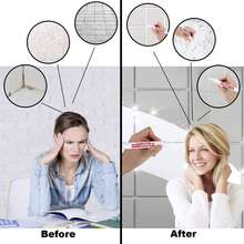 3PCS Grout Pen White Tile Paint Marker Waterproof Grout Paint, Water Based Tile Marker Repair Pens Professional For Bathroom, Kitchen, Parlor, Bedroom,Balcony Wall And Floor Color Restore - 3-pack - View 5