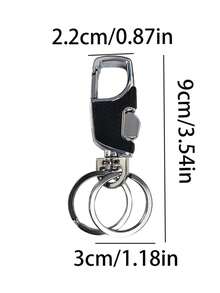 1 móc khóa kim loại da cao cấp sang trọng dành cho doanh nghiệp, thích hợp làm quà tặng cao cấp và móc khóa ô tô đa năng, thích hợp làm quà tặng cho cha, thích hợp làm quà tặng cho mẹ, thích hợp làm quà tặng cho đối tác kinh doanh, phụ kiện túi xách, dây đeo có ngăn đựng thẻ ID, phụ kiện ô tô, móc khóa túi xách, phụ kiện ô tô Giáng sinh, ý tưởng quà tặng cho giáo viên, bạn bè, chị em gái - Nhiều màu 1 - Xem 2