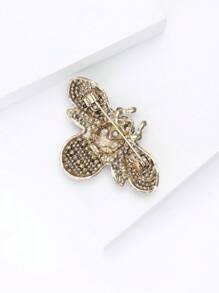 1 pezzo Spilla da donna a forma di ape con strass, spille a forma di insetto, adatta per borse, maglioni, cappotti, cappelli, scarpe, vestiti, giacche