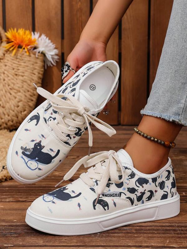 Plus Size Women's Comfortable Casual Sneakers, Lightweight Walking Shoes, Breathable & Fashionable Sports Shoes, Wide Width Available