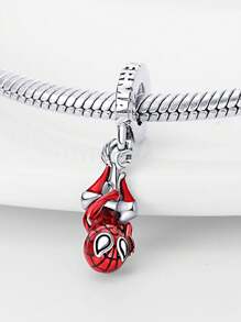 Disney Dije de carroza encantada con diamante cultivado en laboratorio para el 100th aniversario de Disney, apto para brazaletes de mujer, joyería de plata 925