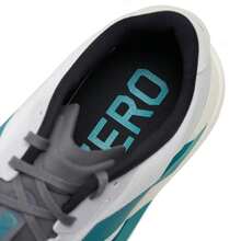 Adidas 男士 Adizero Evo SL M 跑步鞋，轻便舒适的户外日常运动鞋，采用 Lightstrike Pro 中底技术，低帮系带休闲运动鞋，JS4487 - 白/純藍綠色/淡灰 - 查看 9
