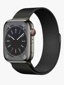 Correa de bucle milanés de acero inoxidable magnético para hombres y mujeres | Compatible con Series 10/9/8/7/6/SE 2nd Gen (38mm/40mm/41mm/44mm/45mm/49mm) | Ligera y transpirable para uso diario, negocios, verano, commute y uso casual
