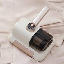 A Rechargeable Handheld Bed Duster, Super Suction, Washable Filter, 36V USB Power Supply, Cordless Mattress Cleaner, Deep Clean Bed, Sofa, Pet Hair, Carpet - Màu Khaki - Xem 9