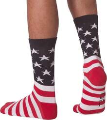 K. Bell Socks Calcetines Liberty Crew para hombre - Bandera americana (rojo, blanco, azul) - Ver 5