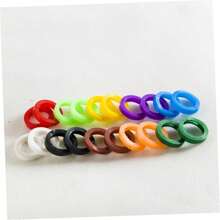 10/20/30pcs Key Caps Covers Tags Flexible Key Marking Key Labels Key Case Plastic Key Rings Key Caps For Easy Identification Door Keys Backpack For School