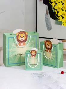 1pc Cartoon Handheld Packaging Paper Gift Bag Gift Bag Packaging Bag