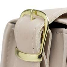 Women's Baguette Shoulder Bag - Beige - View 7