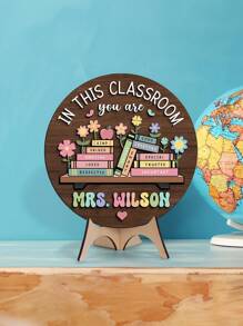 Personalized Teacher Name Door Sign2-Styles, Teacher Appreciation Gift, Custom Teacher Name Door Hanger, Classroom Decor, Teacher Gift, Welcome Sign,Back To School,School Supplies,School Supplies,Back To School,School Gift,For Office,For School,For Classroom,For Teacher Gifts,For University,For Colleague,For Dorm Rooms,For Teacher,For Boys And Girls,For Teenagers,Junior High School Students,Middle School Students,High School Senior High School Students,College Students,University Students,Freshman,Sophomore,Underclassmen