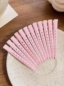 24个造型分区发夹 - 鳄鱼夹，适合长卷发和浓密头发；24个鸭嘴夹，女士专用；黑色金属沙龙发夹；卷发夹；发卷发器；返校季必备；旅行度假必备；女士发饰；背梳；理发师配件；吹风机；美发工具；美发用品；护发；卷发梳；理发师；理发师配件；美发设备；旅行必备；旅行必备；发型；美发；头发；旅行；美发产品；美发工具；美发用品；理发师；理发师配件；理发店；美发设备 - 粉色 - 查看 2