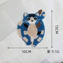 Posavasos, posavasos tejidos con diseño minimalista de gato, posavasos resistentes al calor y con aislamiento grueso para la mesa de la cocina, set de posavasos de gato lindo para decoración del hogar y protección de superficies, aptos para todo tipo de tazas