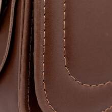 Women's Baguette Shoulder Bag - Camel - View 10