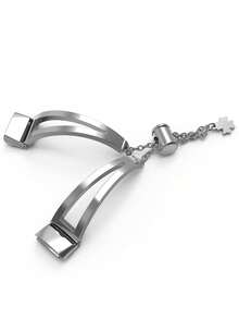 1 szt. Bransoletka metalowa kompatybilna z Fitbit Luxe - elegancka bransoletka z regulowanym paskiem dla dziewczynki, pasek z ogniwami - Wielokolorowe - Zobacz 13