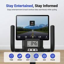 MERACH Recumbent Exercise Bike For Home Gym With Smart Bluetooth And Exclusive App Connectivity, LCD, Heart Rate Handle, Magnetic Recumbent Bikes Exercise Equipment - S23 Next-gen Recumbent Bike - View 8