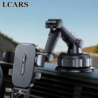  LCARS Car Folding Phone Holder, Stable No Shake, Rotatable Adjustable, New Large Truck Dashboard Suction Cup Bracket, Truck Off-Road Car Universal Navigation Fixed Support, Car Phone Holder, Auto Accessories
