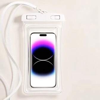 1 stuk/ Waterdichte tas voor mobiele telefoon, touchscreen, geschikt voor duiken en buitenzwemmen