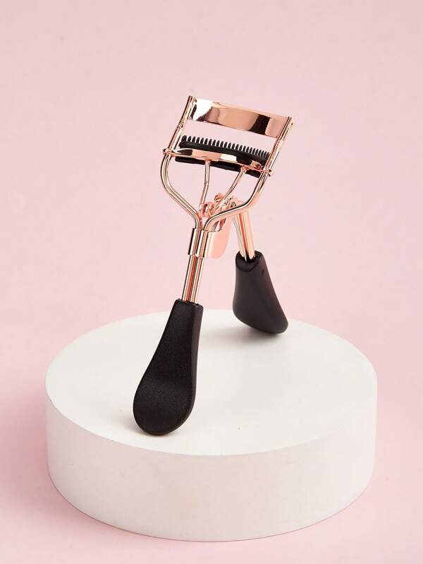 Eyelash Curler Set With Comb And Refill Pads, Manual Stainless Steel Eyelash Curler, Professional Makeup Beauty Tool, Portable Eyelash Curler With Replacement Pads, Suitable For Home And Commercial Use