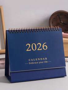 1 件 2026 年简约英文版日历、桌面记事本装饰、返校、学校用品 - 均碼 - 查看 12