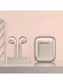 Nouveaux écouteurs Bluetooth sans fil de haute qualité J18 de 200 mAh avec réduction de bruit TWS intra-auriculaires stéréo sport universels pour smartphone