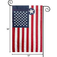 New  American Flag Garden Flag Embroidered Stars 12x18 Inch USA All Flags For Yard US Flag Dr Outdoor - Embroidered Stars - 查看 7
